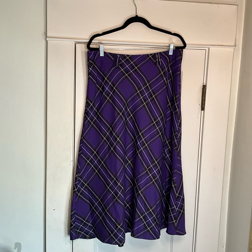 New York Clothing Co Vintage Y2K Plaid Women's Maxi Skirt